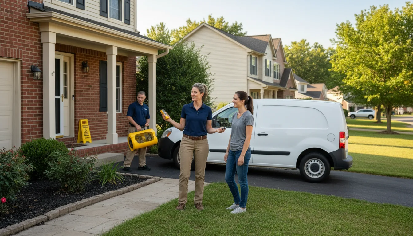 Water restoration image for Water Damage & Restoration Services in Timberville, VA